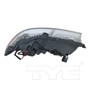 Right CAPA Certified Headlight Assembly 20-9613-00-9 - bottom view