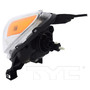 Left CAPA Certified Headlight Assembly 20-9486-00-9 - side view