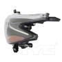 Left Headlight Assembly 20-9662-80 - side view