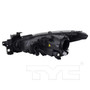 Right CAPA Certified Headlight Assembly 20-9537-01-9 - back view