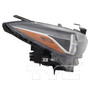 Right CAPA Certified Headlight Assembly 20-9537-01-9 - side view
