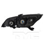 Right Headlight Assembly 20-9649-00 - back view