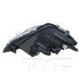 Left CAPA Certified Headlight Assembly 20-9670-00-9 - bottom view
