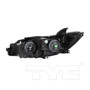 Right CAPA Certified Headlight Assembly 20-9609-00-9 - back view