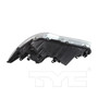 Right CAPA Certified Headlight Assembly 20-9609-00-9 - bottom view