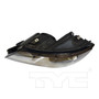 Left Headlight Assembly 20-9582-00 - top view