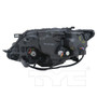 Right CAPA Certified Headlight Assembly 20-9555-00-9 - back view