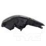 Left Headlight Assembly 20-9618-00 - bottom view