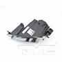 Left Headlight Assembly 20-9508-00 - top view