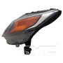 Left CAPA Certified Headlight Assembly 20-9650-00-9 - side view