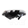 Right CAPA Certified Headlight Assembly 20-9541-00-9 - bottom view