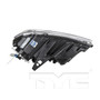 Left Headlight Assembly 20-9546-00 - top view