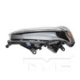 Right Headlight Assembly 20-9511-00 - top view