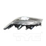 Left CAPA Certified Headlight Assembly 20-9610-00-9 - top view