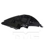 Left Headlight Assembly 20-9672-00 - bottom view