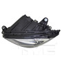 Left Headlight Assembly 20-9632-00 - top view