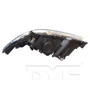Right CAPA Certified Headlight Assembly 20-9627-00-9 - bottom view