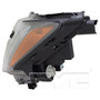 Left CAPA Certified Headlight Assembly 20-9716-00-9 - side view