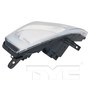 Left Headlight Assembly 20-9660-00 - top view