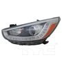Left CAPA Certified Headlight Assembly 20-9684-00-9 - front view