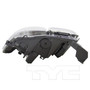 Right Headlight Assembly 20-9749-70 - bottom view
