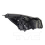 Left CAPA Certified Headlight Assembly 20-9672-90-9 - back view