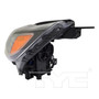 Left CAPA Certified Headlight Assembly 20-9672-90-9 - side view