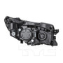 Left CAPA Certified Headlight Assembly 20-9716-80-9 - back view