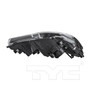 Left CAPA Certified Headlight Assembly 20-9716-80-9 - bottom view