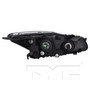 Left CAPA Certified Headlight Assembly 20-9728-00-9 - back view