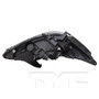 Left CAPA Certified Headlight Assembly 20-9728-00-9 - bottom view
