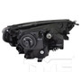 Left CAPA Certified Headlight Assembly 20-9790-00-9 - back view