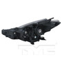 Right CAPA Certified Headlight Assembly 20-9691-01-9 - back view