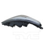 Right CAPA Certified Headlight Assembly 20-9683-00-9 - top view