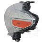 Left CAPA Certified Headlight Assembly 20-9750-00-9 - right view