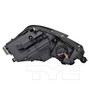 Right CAPA Certified Headlight Assembly 20-9831-00-9 - bottom view