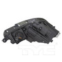 Left Headlight Assembly 20-9832-00 - bottom view