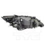 Left Headlight Assembly 20-9760-00 - back view