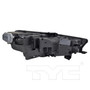 Left CAPA Certified Headlight Assembly 20-9832-00-9 - back view