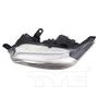 Left CAPA Certified Headlight Assembly 20-9750-70-9 - top view