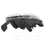 Left CAPA Certified Headlight Assembly 20-9750-70-9 - bottom view