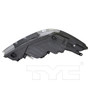 Left CAPA Certified Headlight Assembly 20-9906-00-9 - bottom view