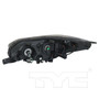 Right CAPA Certified Headlight Assembly 20-9931-00-9 - back view