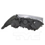 Right CAPA Certified Headlight Assembly 20-9917-00-9 - bottom view