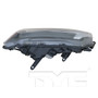 Left Headlight Assembly 20-9914-00 - top view