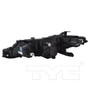 Right CAPA Certified Headlight Assembly 20-9993-90-9 - back view