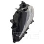 Left CAPA Certified Headlight Assembly 20-9996-00-9 - angled view