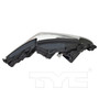 Left CAPA Certified Headlight Assembly 20-9996-00-9 - top view