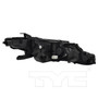 Left CAPA Certified Headlight Assembly 20-9996-00-9 - back view