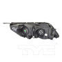 Left CAPA Certified Headlight Assembly 20-9966-00-9 - back view